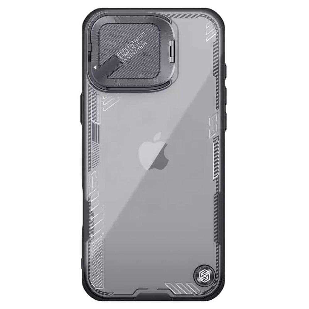 Maska za Apple iPhone 16 Pro, Nillkin, Iceblade Prop (bez izreza za kameru), Crna
