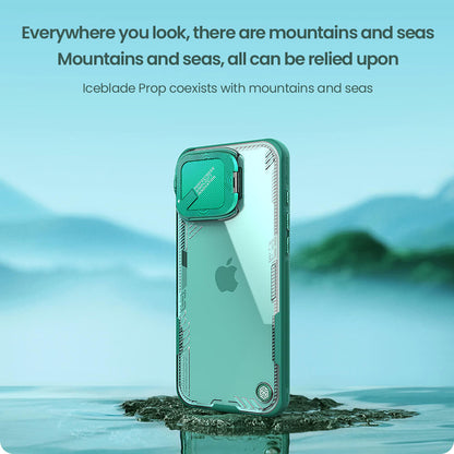 Maska za Apple iPhone 16 Pro, Nillkin, Iceblade Prop (bez izreza za kameru), Crna