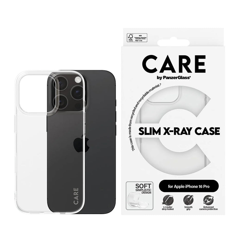 Futrola za Apple iPhone 16 Pro, PanzerGlass, Care Fashionable, Prozirna