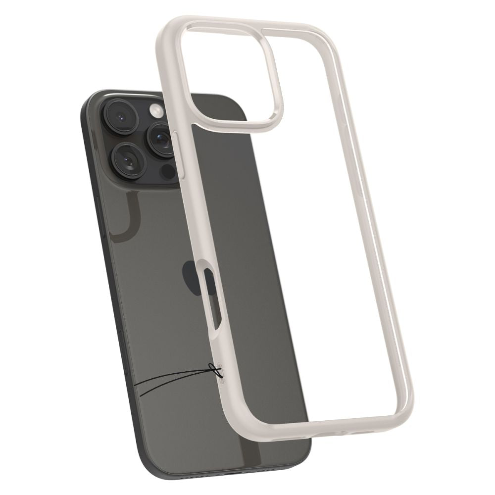 Futrola za Apple iPhone 16 Pro, Spigen, Ultra Hybrid, Bež ACS08127
