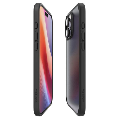 Maska za Apple iPhone 16 Pro, Spigen, Ultra Hybrid, Crna Satinirana ACS08124