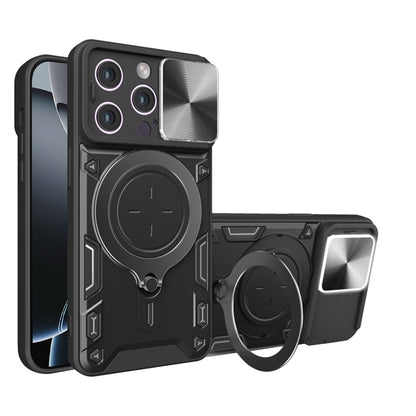 Maska za Apple iPhone 16 Pro, Techsuit, CamGuard Pro, Crna