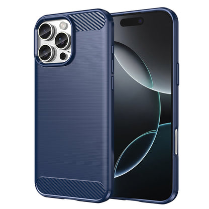 Maska za Apple iPhone 16 Pro, Techsuit, Karbon, Plava
