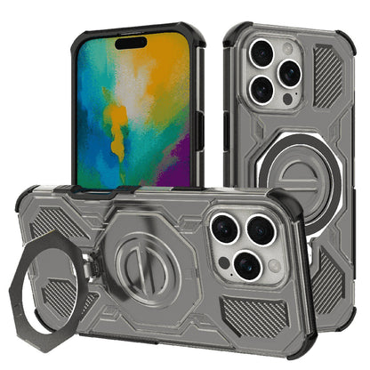 Maska za Apple iPhone 16 Pro, Techsuit, Carbon Shield Pro, Siva