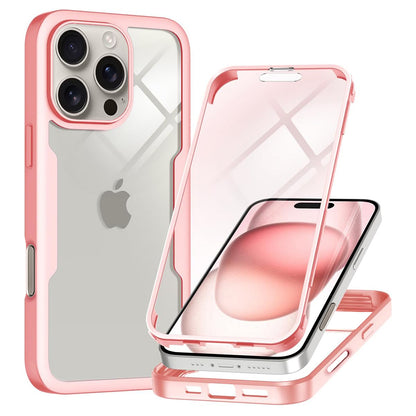 Maska za Apple iPhone 16 Pro, Techsuit, ColorVerse 360, Roza
