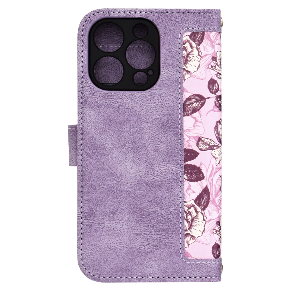 Maska za Apple iPhone 16 Pro, Techsuit, FlipCraft, Ljubičasta