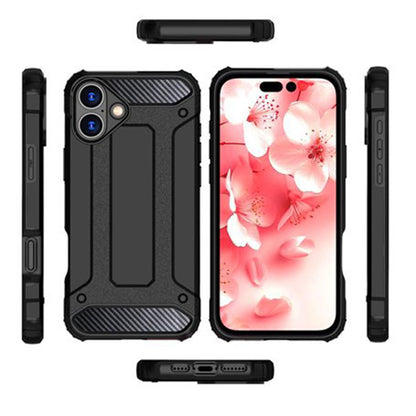 Maska za Apple iPhone 16 Pro, Techsuit, Hybrid Armor, Crna