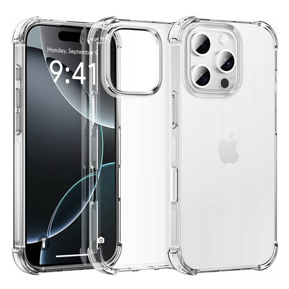 Maska za Apple iPhone 16 Pro, Techsuit, Shockproof Clear (Big Lens Hole), Prozirna