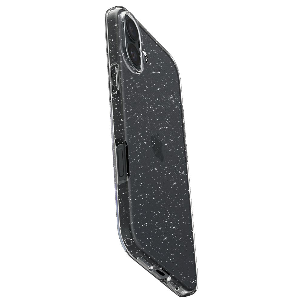 Maska za Apple iPhone 16, Spigen, Liquid Crystal Glitter, Prozirna ACS08192