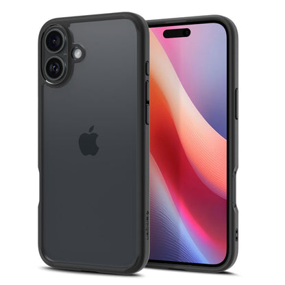 Futrola za Apple iPhone 16, Spigen, Ultra Hybrid, Mat Crna ACS08201