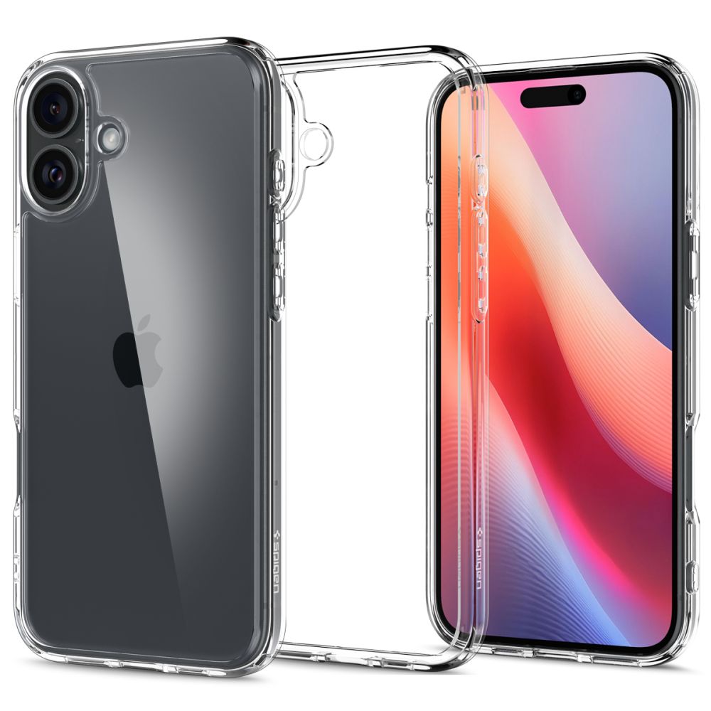 Maska za Apple iPhone 16, Spigen, Ultra Hybrid, Prozirna