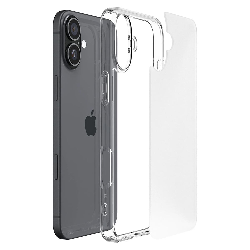 Futrola za Apple iPhone 16, Spigen, Ultra Hybrid, Satinirano prozirna