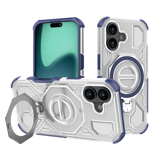 Maska za Apple iPhone 16, Techsuit, Carbon Shield Pro, Plava
