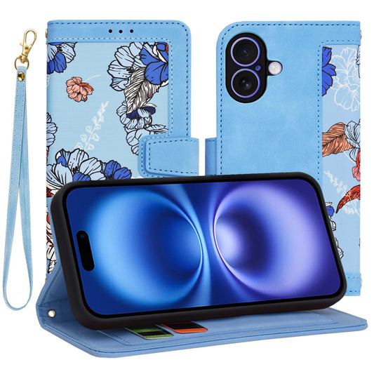 Maska za Apple iPhone 16, Techsuit, FlipCraft, Plava
