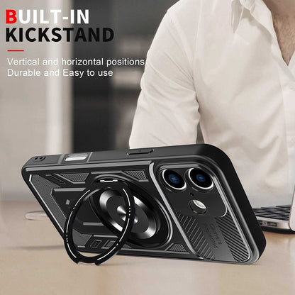 Maska za Apple iPhone 16, Techsuit, RuggedCam, Siva