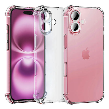 Maska za Apple iPhone 16, Techsuit, Shockproof Clear, Prozirna