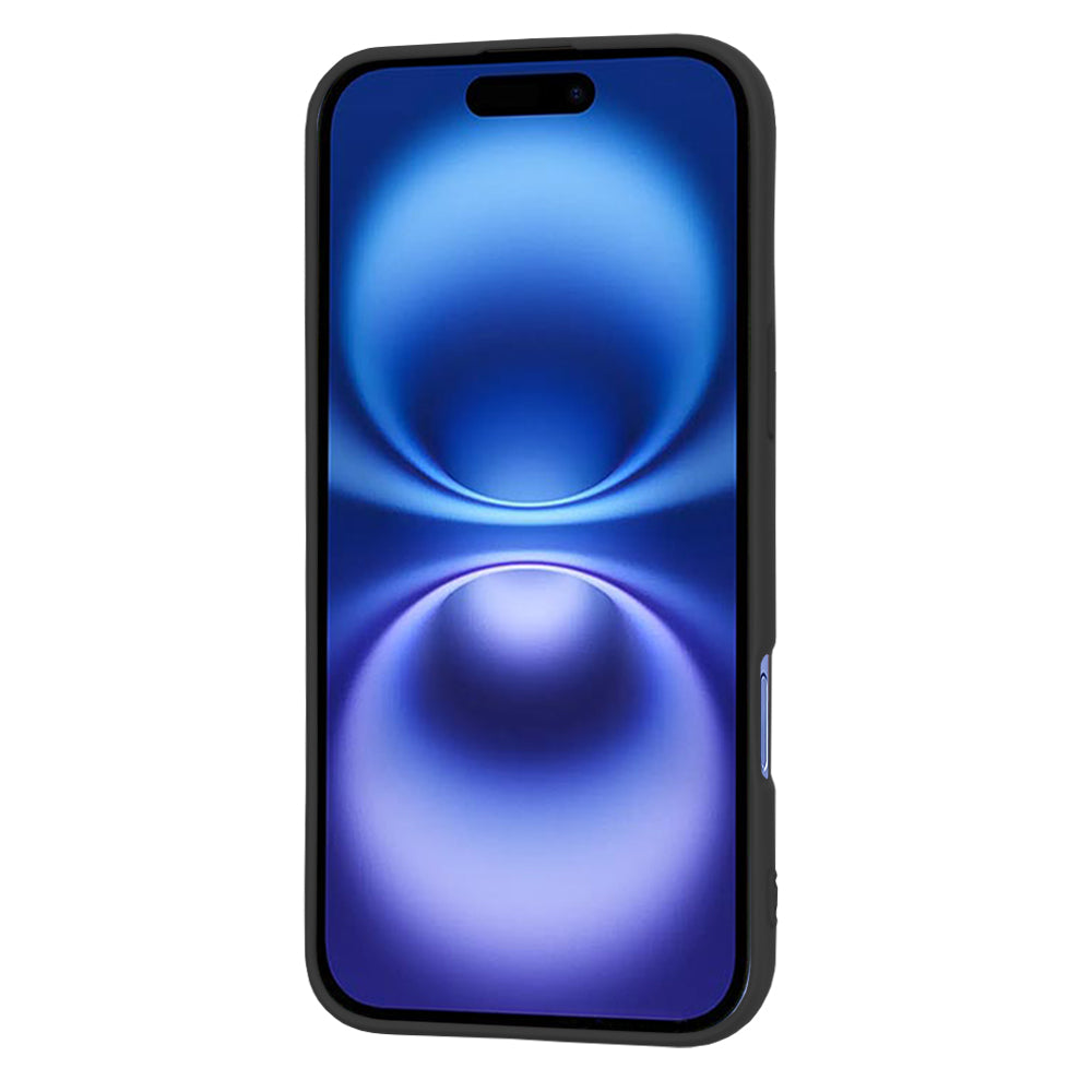 Maska za Apple iPhone 16, Techsuit, SoftFlex, Crna