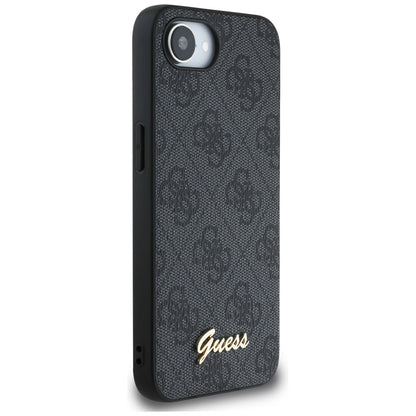 Futrola za Apple iPhone 16e, Guess, 4G Script Logo, Crna