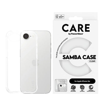 Futrola za Apple iPhone 16e, PanzerGlass, Care Fashionable, Prozirna
