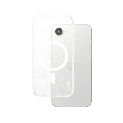 Futrola za Apple iPhone 16e, PanzerGlass, Care Urban Combat Star Lit, Bijela Prozirna