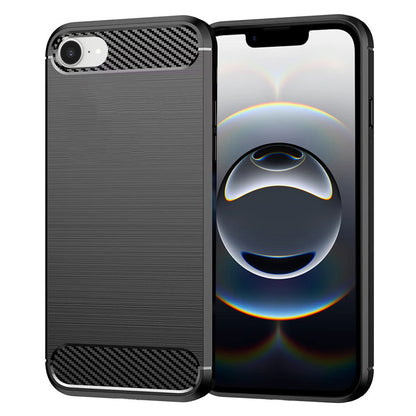 Maska za Apple iPhone 17e / 16e, Techsuit, Karbon, Crna