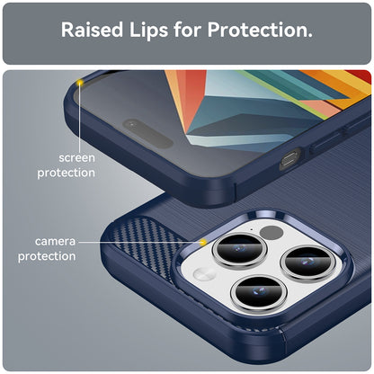 Maska za Apple iPhone 17e / 16e, Techsuit, Karbon, Crna