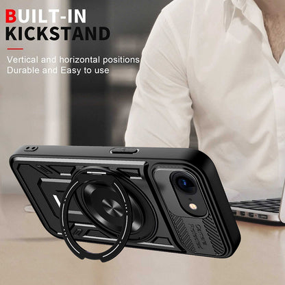 Maska za Apple iPhone 17e / 16e, Techsuit, RuggedCam, Crna