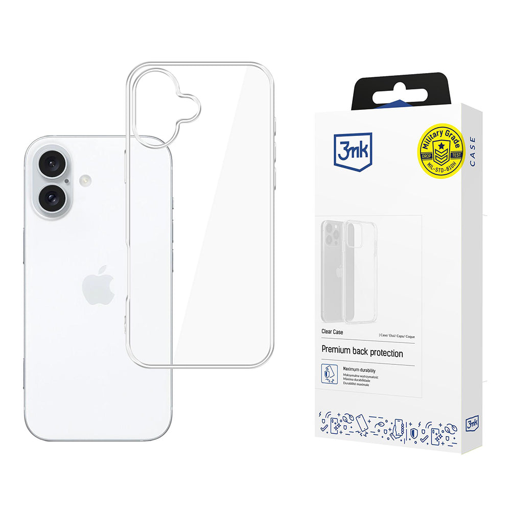 Futrola za Apple iPhone 17, 3MK, Clear, Prozirna