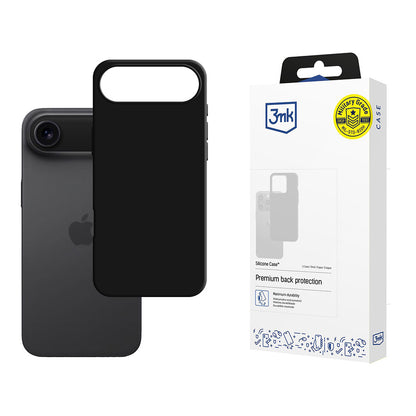 Futrola za Apple iPhone 17 Air, 3MK, Silikon, Crna