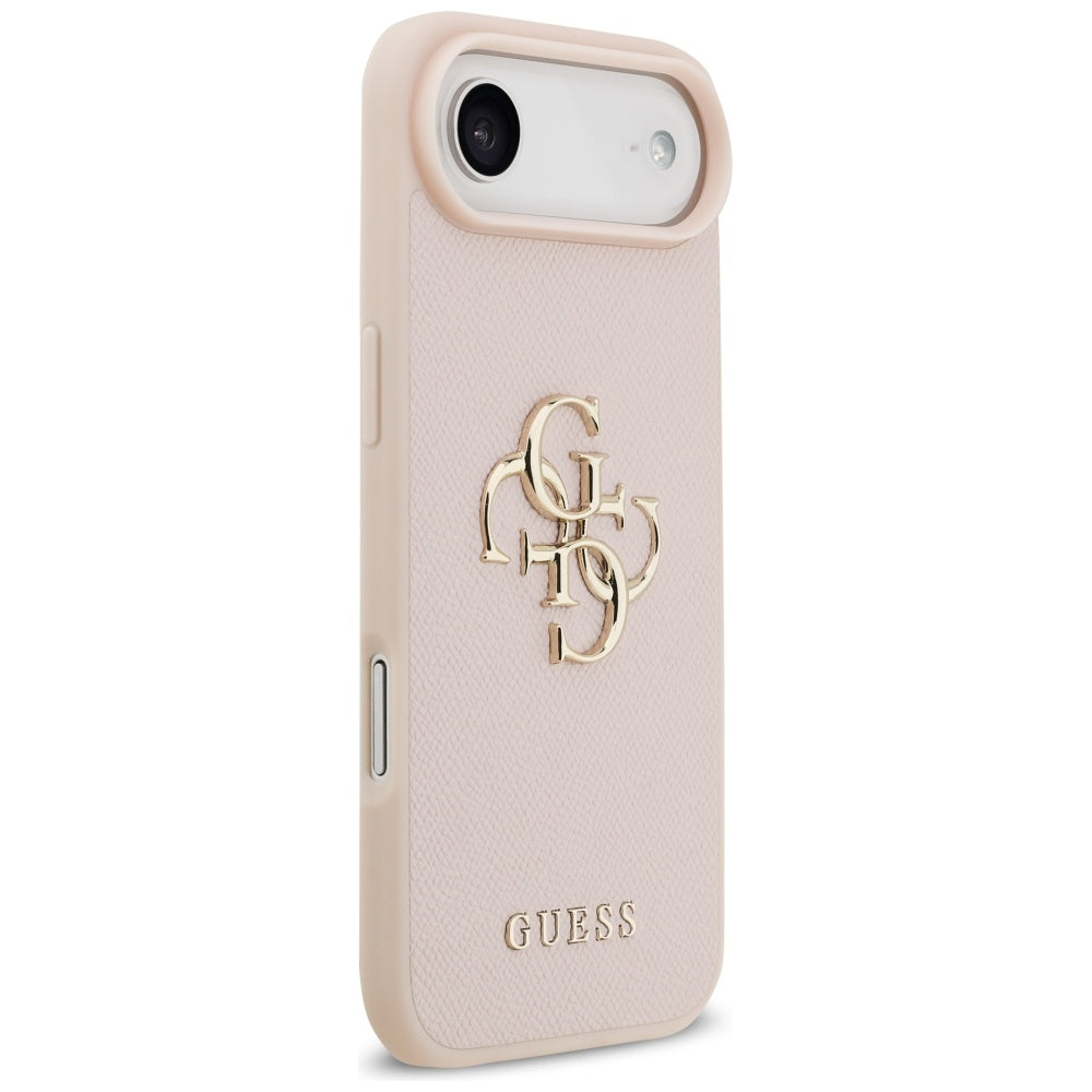 Futrola za Apple iPhone 17 Air, Guess, 4G Grained Big and Classic Logo, Roza