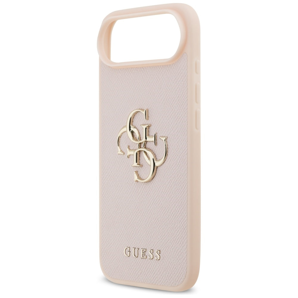 Futrola za Apple iPhone 17 Air, Guess, 4G Grained Big and Classic Logo, Roza