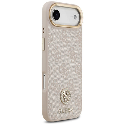 Futrola za Apple iPhone 17 Air, Guess, 4G Strass Logo and Big Strap, Roza