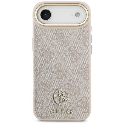 Futrola za Apple iPhone 17 Air, Guess, 4G Strass Logo and Big Strap, Roza