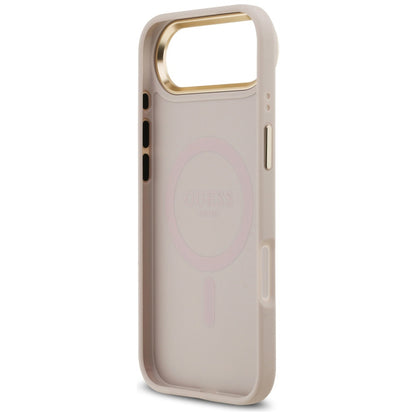 Futrola za Apple iPhone 17 Air, Guess, 4G Strass Logo and Big Strap, Roza