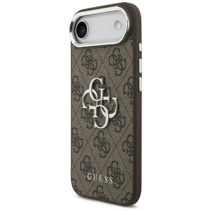 Futrola za Apple iPhone 17 Air, Guess, Big 4G Logo Classic, Smeđe Srebrna