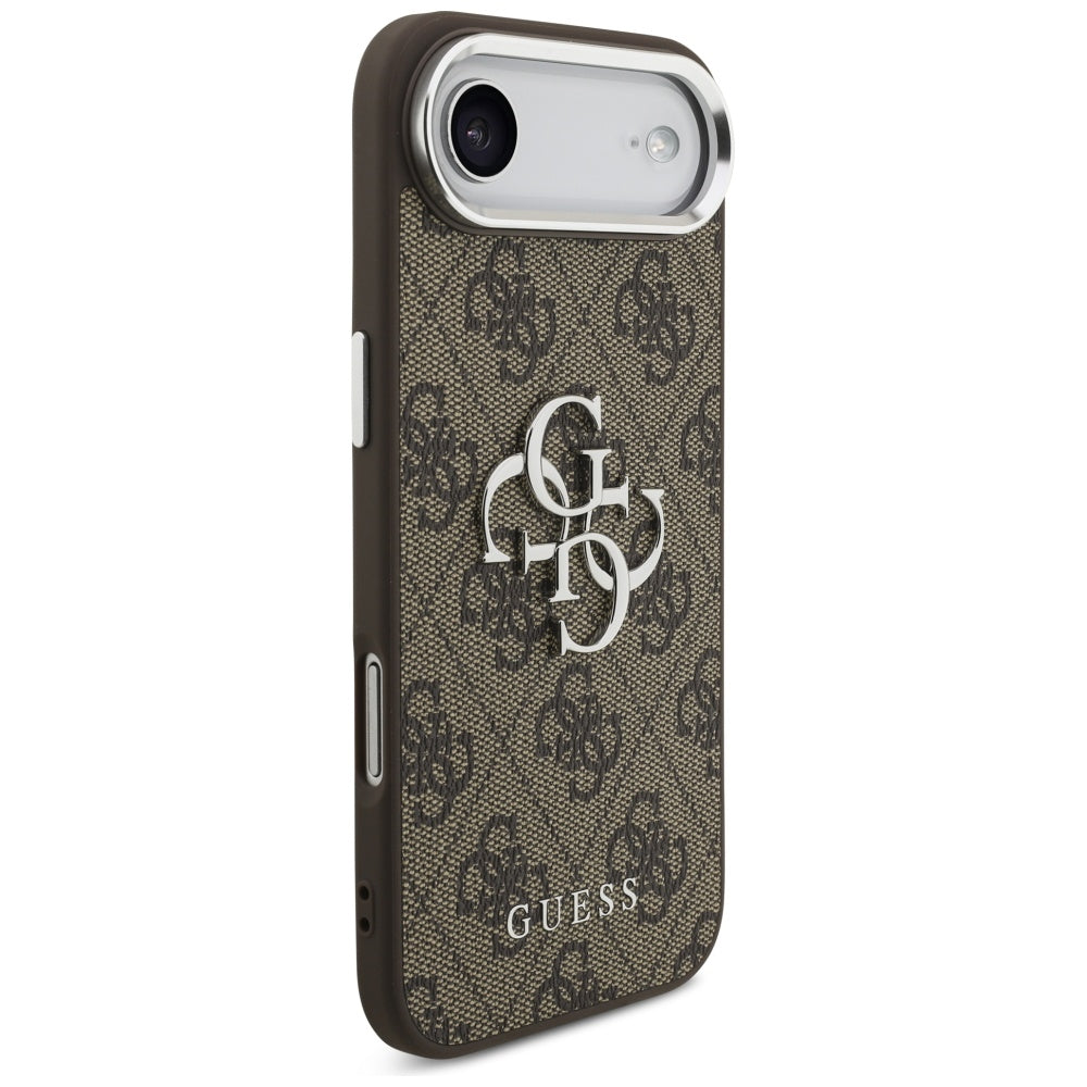 Futrola za Apple iPhone 17 Air, Guess, Big 4G Logo Classic, Smeđe Srebrna