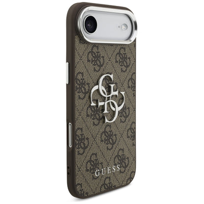 Futrola za Apple iPhone 17 Air, Guess, Big 4G Logo Classic, Smeđe Srebrna