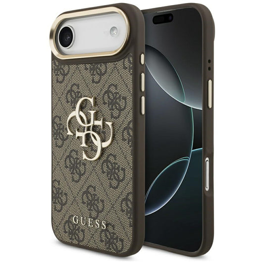 Futrola za Apple iPhone 17 Air, Guess, Big 4G Logo Classic, Zlatno smeđa
