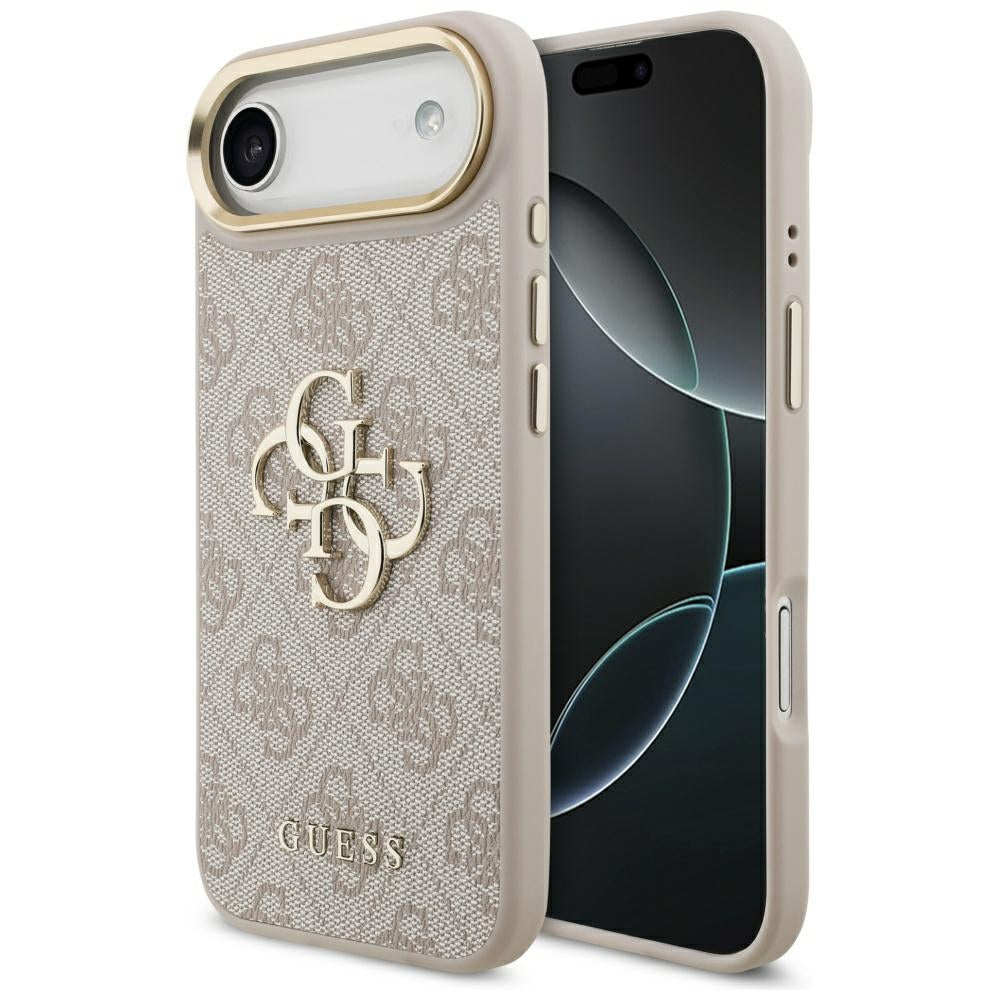 Futrola za Apple iPhone 17 Air, Guess, Big 4G Logo Classic, Zlatno Roza