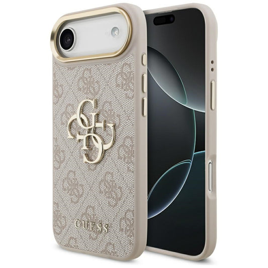 Futrola za Apple iPhone 17 Air, Guess, Big 4G Logo Classic, Zlatno Roza