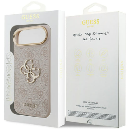 Futrola za Apple iPhone 17 Air, Guess, Big 4G Logo Classic, Zlatno Roza