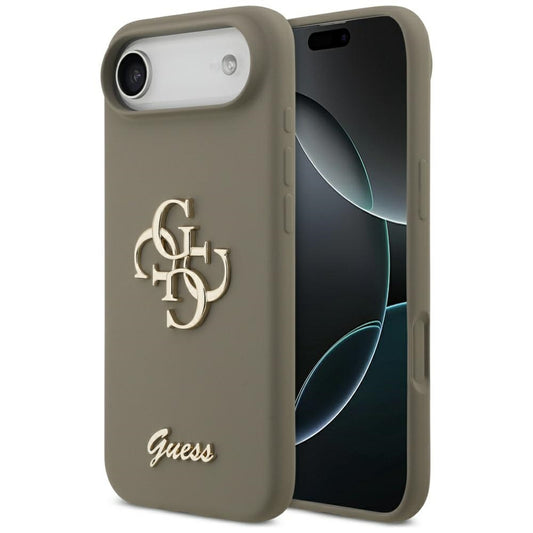 Futrola za Apple iPhone 17 Air, Guess, Big 4G Script, Smeđa