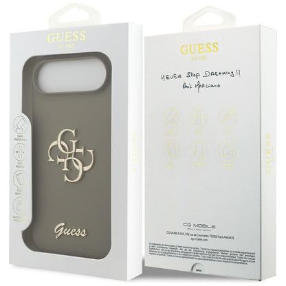 Futrola za Apple iPhone 17 Air, Guess, Big 4G Script, Smeđa