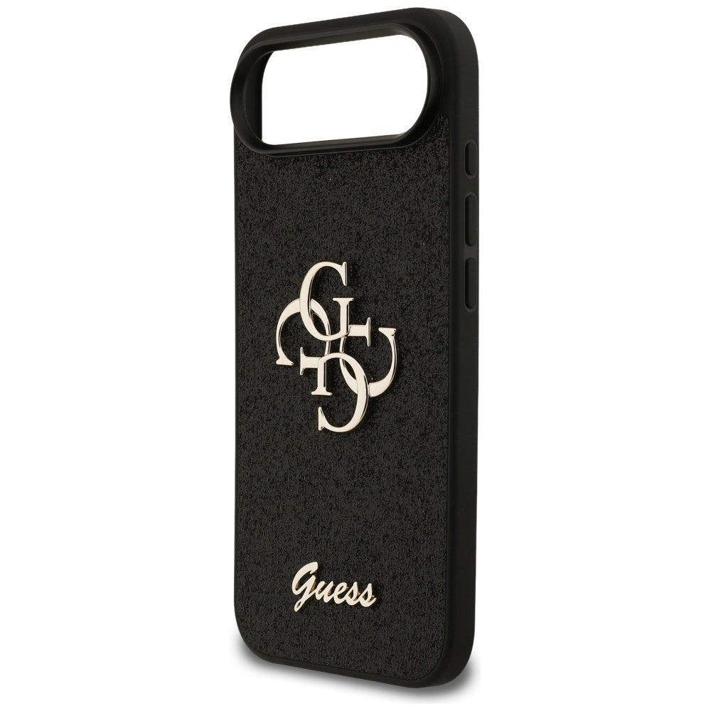 Futrola za Apple iPhone 17 Air, Guess, Fixed Glitter Big 4G, Crna
