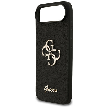 Futrola za Apple iPhone 17 Air, Guess, Fixed Glitter Big 4G, Crna