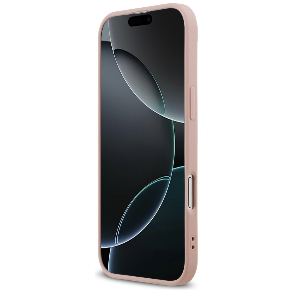 Futrola za Apple iPhone 17 Air, Guess, Fixed Glitter Big 4G, Roza