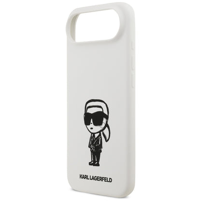 Futrola za Apple iPhone 17 Air, Karl Lagerfeld, Sketch and Logo Karl, Bijela