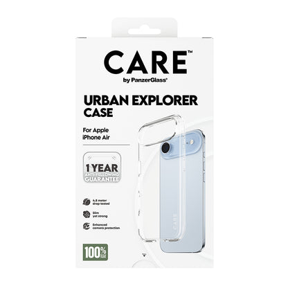 Futrola za Apple iPhone 17 Air, PanzerGlass, Care Urban Explorer, Prozirna