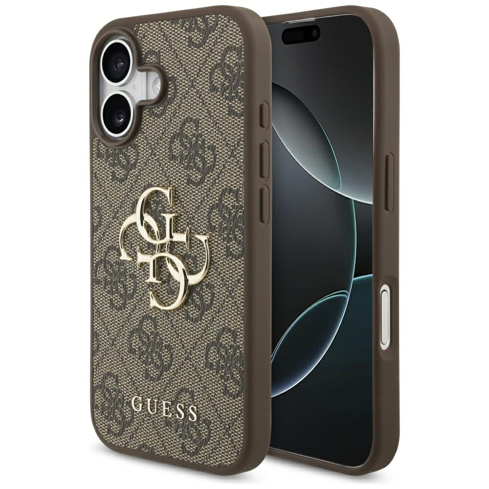 Futrola za Apple iPhone 17, Guess, 4G Big Logo, Smeđa