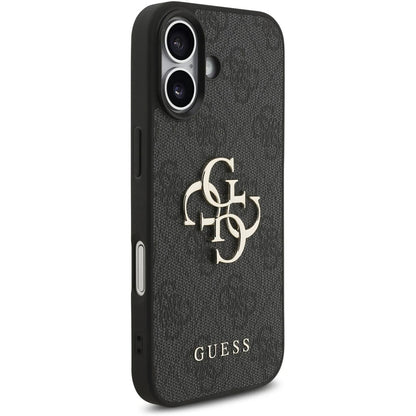 Futrola za Apple iPhone 17, Guess, 4G Classic Logo with Strap, Crna